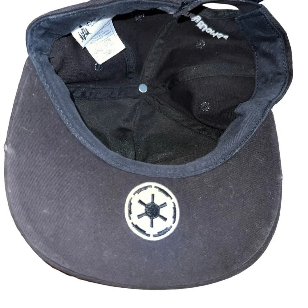 Disney Parks Star Wars Darth Vader Youth Flatbill Hat One Size Cap Black‎